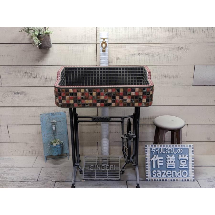 ガーデンシンク おしゃれ タイル 屋外用 タイルシンク 日本製 ガーデンシンク おしゃれ タイル 屋外用 タイルシンク 日本製
