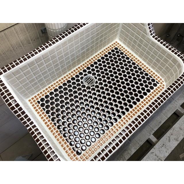 ガーデンシンク おしゃれ タイル 屋外用 タイルシンク 日本製