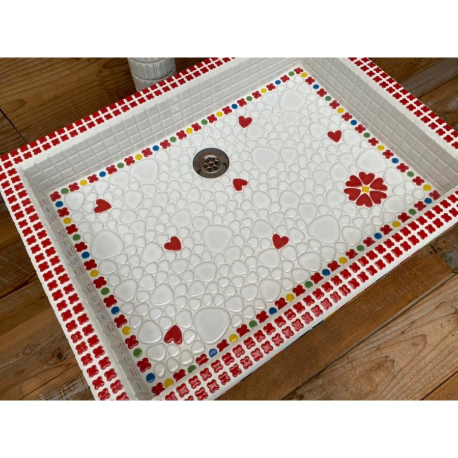 ガーデンシンク おしゃれ タイル 屋外用 室内可 タイルシンク 日本製