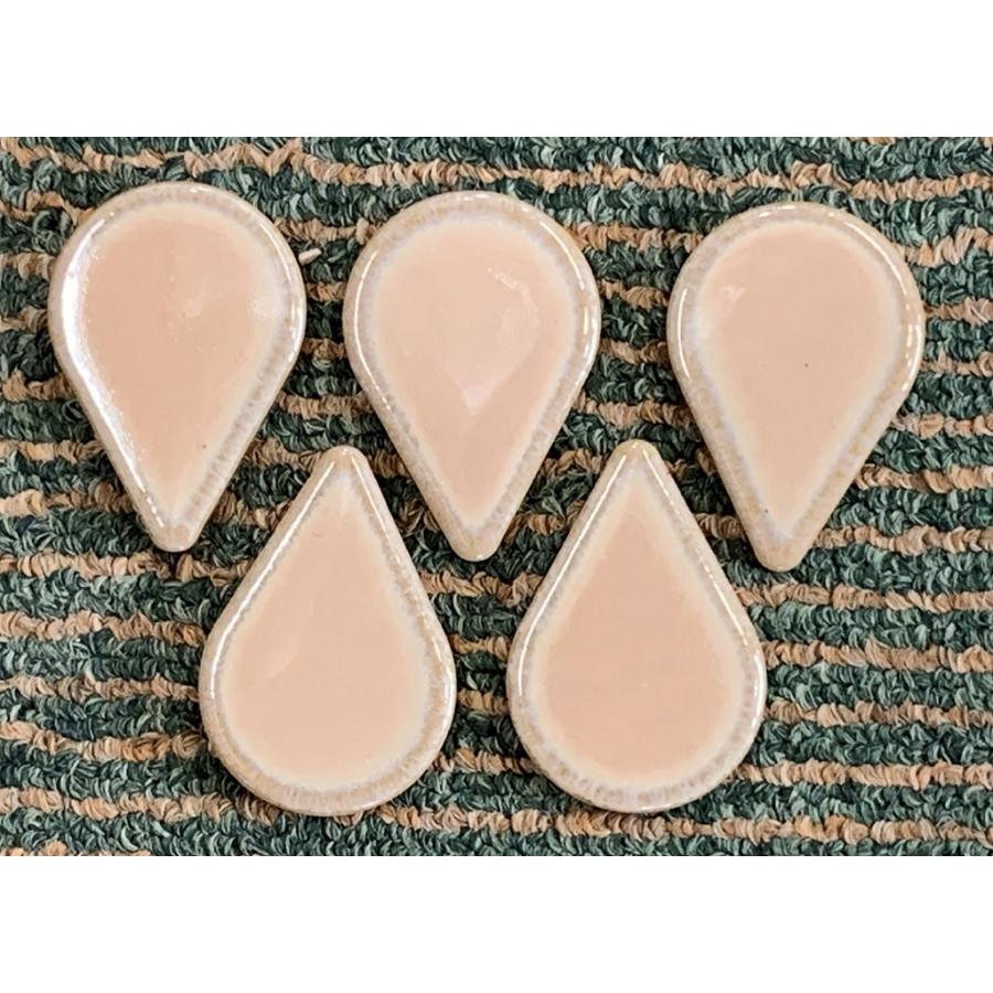 美濃焼モザイクタイル 雫型タイル 8色5個入 (SZ-spmone) : 作善