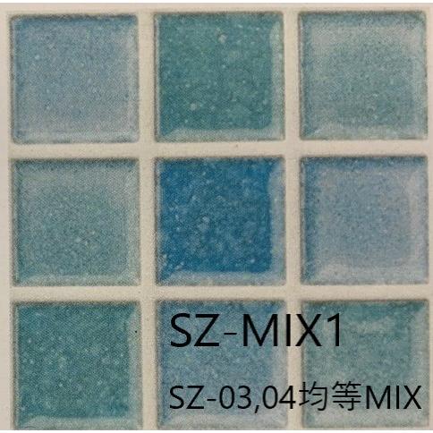 22.5mm角 美濃焼タイル モザイクタイル（SZsp-mix） : 作善堂 ヤフー店