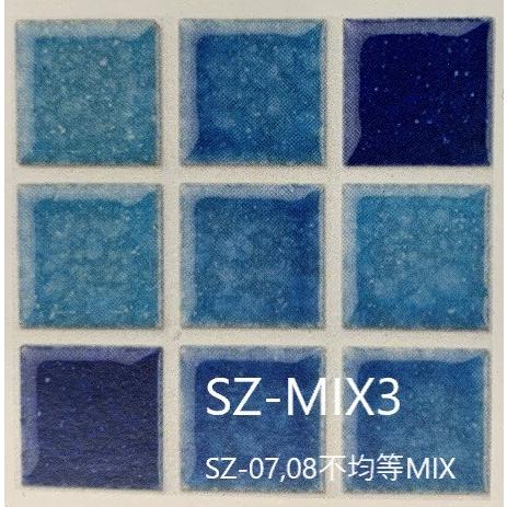 22.5mm角 美濃焼タイル モザイクタイル（SZsp-mix） : 作善堂 ヤフー店