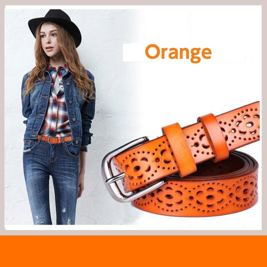 レザーベルト レディースベルト レディース 女性用 ベルト デザインカット デザイン 可愛い かわいい オシャレ おしゃれ カジュアル アンティーク風 2 20 Fleurs Montagne 通販 Yahoo ショッピング