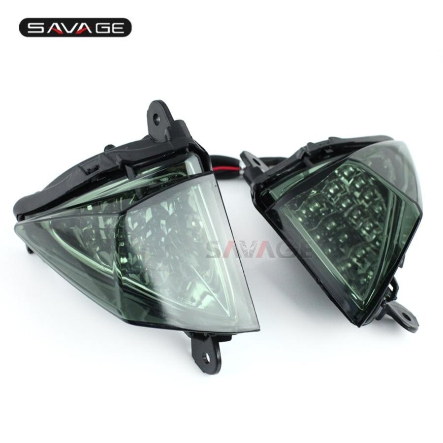 フロント LED ウインカー カワサキ ニンジャ ZX-14R ZZ-R1400 1400GTR