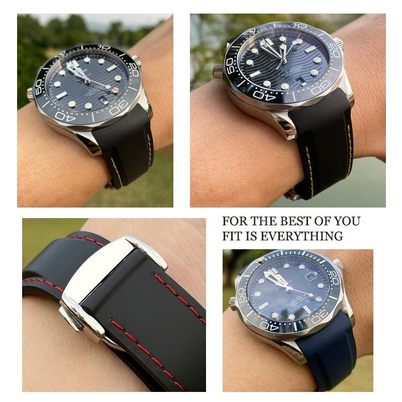 オメガ シーマスター300 純正ラバーバンド ラバーベルト：オメガシーマスター OMEGA Seamaster Diver 300m
