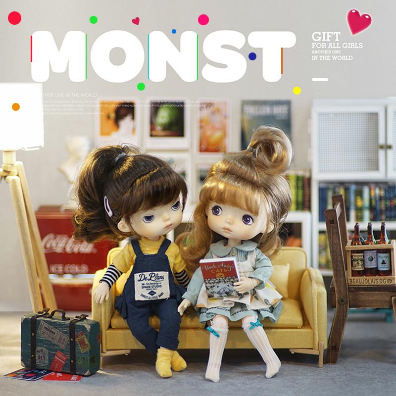 モンストドール MONST DOLL ドール 人形 本体 アウトフィット 20cm 可動ボディ カスタムドール 着せ替え おもちゃ : frs017  : NAMO Yahoo! JAPAN店 - 通販 - Yahoo!ショッピング