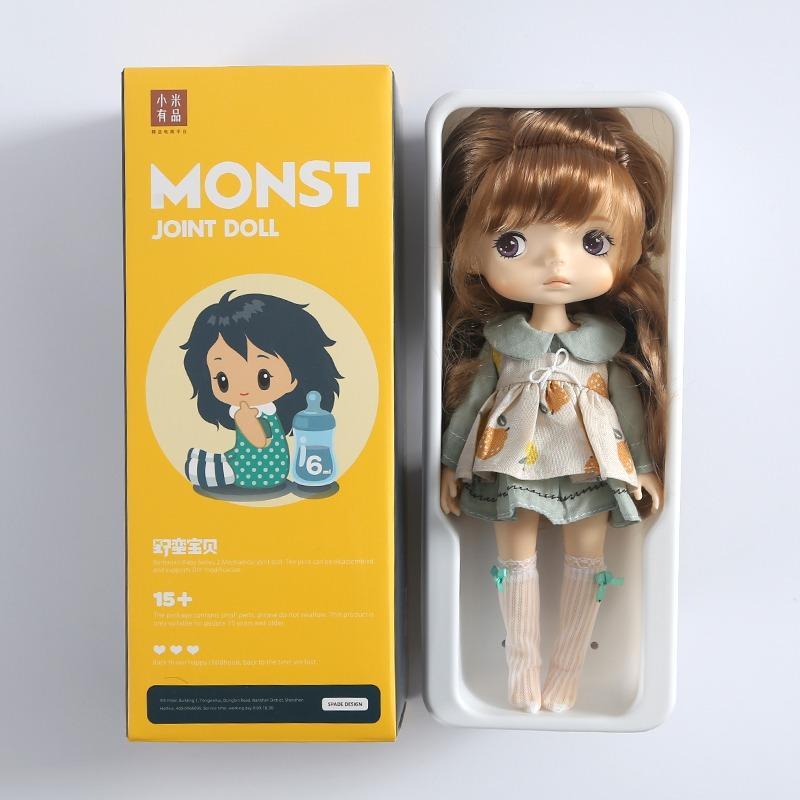 モンストドール MONST DOLL ドール 人形 本体 アウトフィット 20cm 可動ボディ カスタムドール 着せ替え おもちゃ