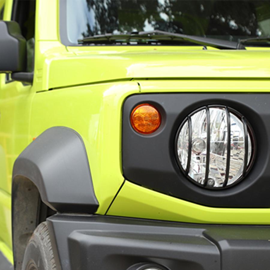 スズキジムニー JB64 シエラ JB74 ヘッドライトガード カバー スチール  