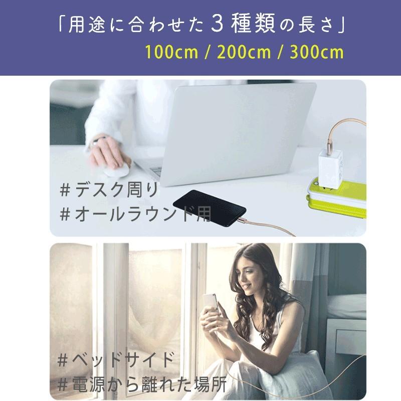 iPhone充電ケーブル 急速充電 充電器 USBケーブル iPad iPhone用 充電