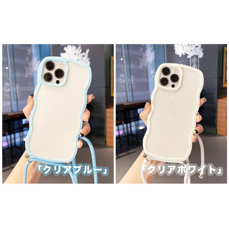 iPhone14 ケース クリア iPhone14 Plus iPhone14 Pro Max ケース iPhone14pro promax iPhone13 12 韓国 かわいい iphone11 pro 透明 波 ウェーブ なみなみ｜yafuu-idream｜07