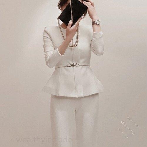 オリジナル 入園式 ジャケット 入学式 服装 ママ スーツ おしゃれ パンツスーツ 卒業式 母 母親 卒園式 謝恩会 大学生 セットアップ 代 30代 オールインワン カラー ホワイト Www Abonamas Lt