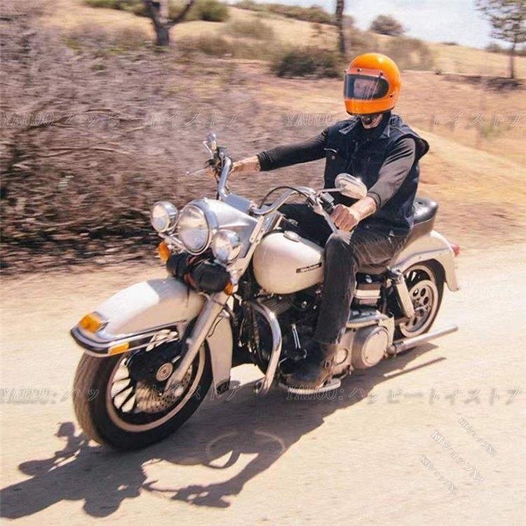 RHR レトロガラス繊維ビンテージ フルフェイスヘルメット 族ヘル ハーレーバイク用ヘルメットクラシック忍者ヘルメット  :p215521542cfe:KDショップN2 - 通販 - Yahoo!ショッピング