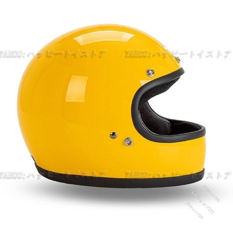 RHR レトロガラス繊維ビンテージ フルフェイスヘルメット 族ヘル