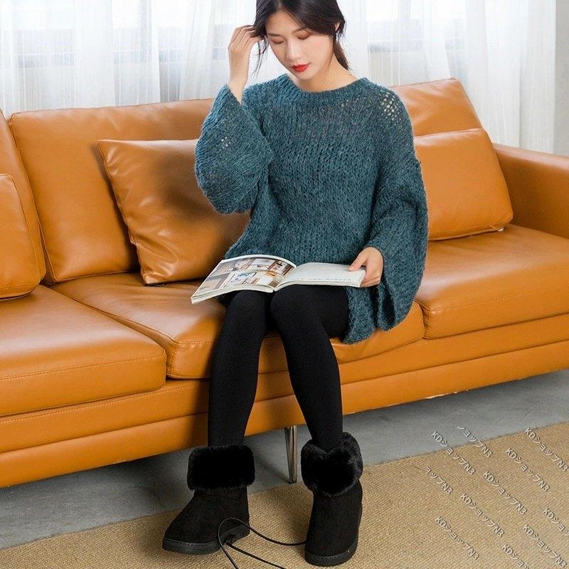 人気スポー新作 電熱靴 加熱靴 電熱シューズ 加熱シューズ 電気暖かい靴 電気スリッパ 足温器 加熱 Usb フットウォーマー 足温スリッパ ルームシューズ Discoversvg Com