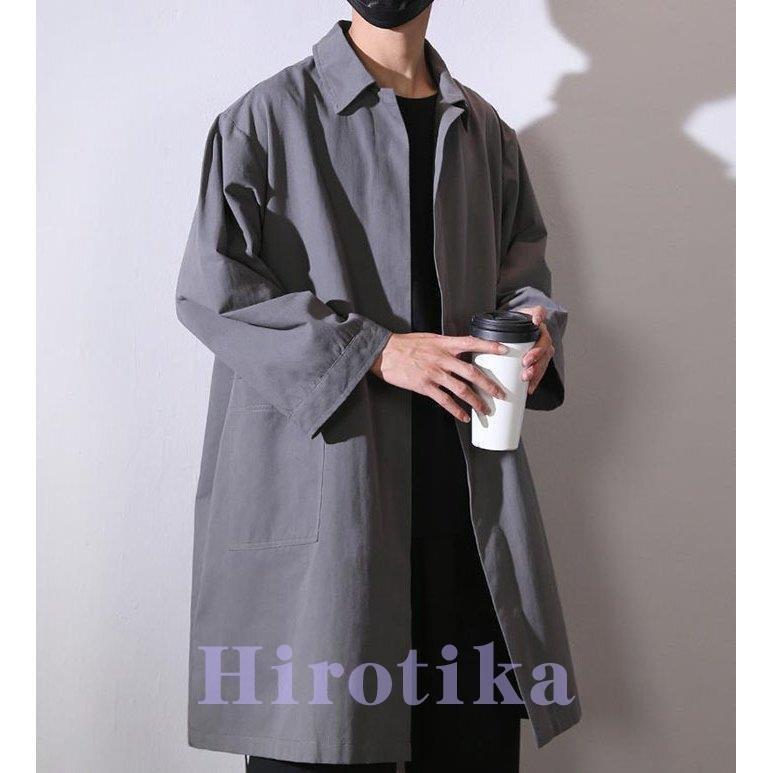 ファッション 茄子紺 スプリングコート メンズ トレンチコート ビジネスコート 通勤コート ジャケット カジュアル 春アウター フォーマル Punzvlls6s Www Oldmcdonaldfishcamp Com