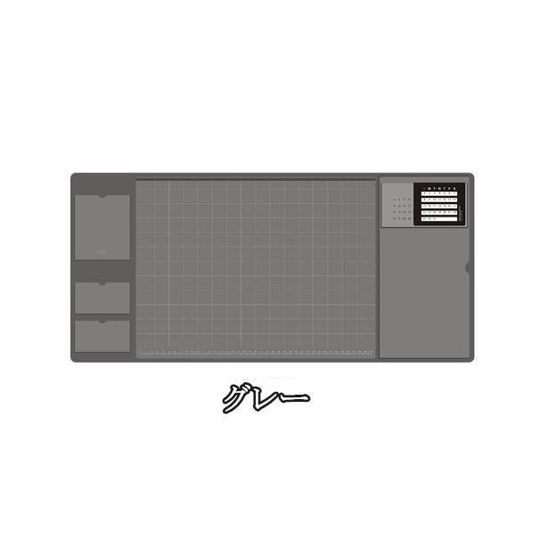 格安SALEスタート】 デスクマットマウスパッドビジネスオフィス事務室PC机学習パソコンPUレザーカレンダー入り大判多機能付箋 カード  写真収納目盛り付き下敷き70cm デスクマット