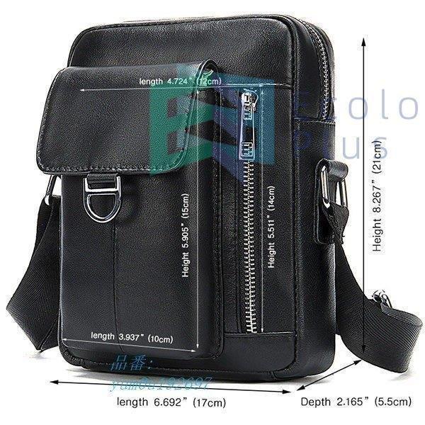 ショルダーバッグ リアルレザー 便利 バッグ ビジネスバッグ おしゃれ肩掛け メンズ 斜めがけ リアルレザー ショルダーバッグ 本革 メッセンジャー バッグ ヤフウライブ ショルダーバッグ 斜め掛け 縦型 Yss