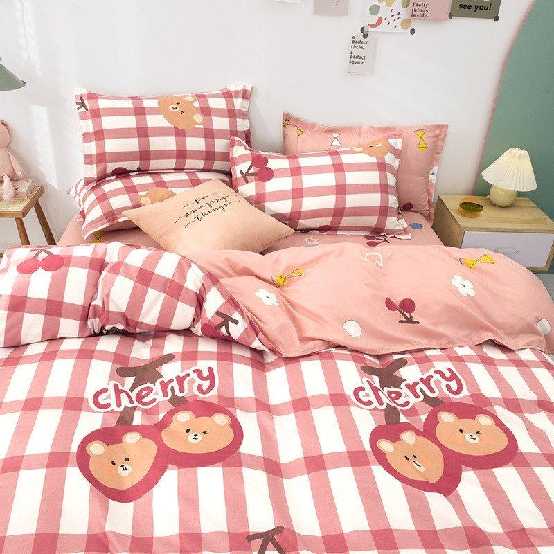 布団 カバーセット 枕カバー フラットシーツ おしゃれ 寝具 4点セット シングル 79 以上節約 ポリエステル 快眠 夏 洗える 安い ズルズル 可愛い