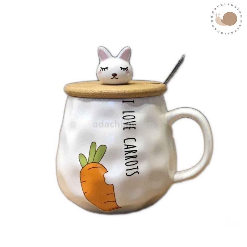 マグカップ 北欧 蓋付き シンプル お洒落 おしゃれ 電子レンジ対応 カフェ ウサギ ニンジン かわいい 新作 Yss ヤフウライブ 通販 Yahoo ショッピング
