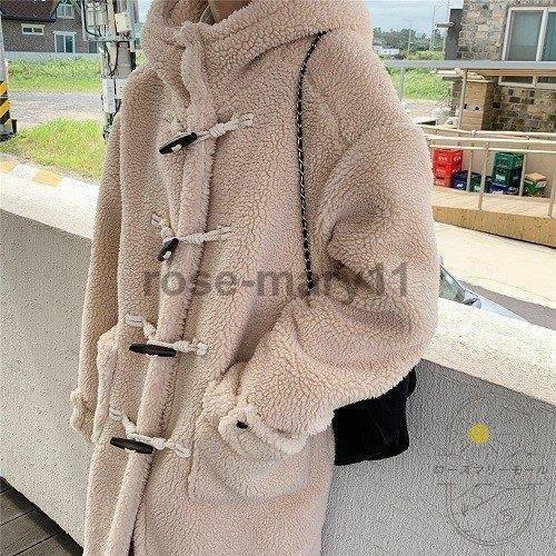 高品質の激安 フェミニン ルーズ ロング ボアコート アウター レディース ダッフルコート 可愛い 秋冬 ゆったり ダッフルコート Www Villanideluca Com