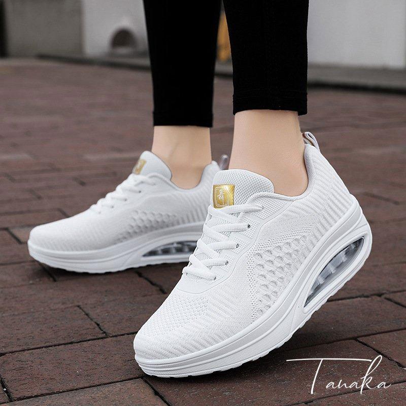 厚底スニーカー レディース ダイエットシューズ ナースシューズ スポーツ 厚底 船型底 5cm ウォーキングシューズ 作業靴 看護師 婦人靴 30代40 代50代 22 新作