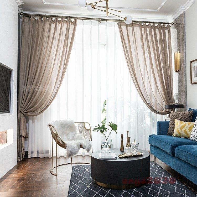 カーテン オーダーカーテン グラデーション レースカーテン 通気 採光性 昼外から見えにくい 紐タッセル付き リビング カーテン おしゃれ Yss ヤフウライブ 通販 Yahoo ショッピング