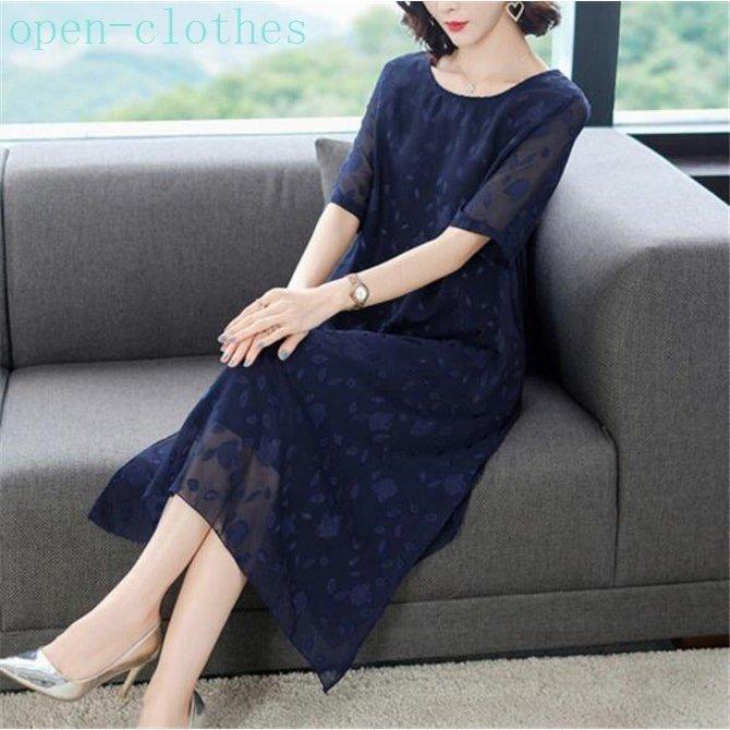 パーティードレス ドレス ワンピース 30代 40代 50代 結婚式 同窓会 お呼ばれ 袖あり 親族 フォーマル レディース 服装 ミモレ丈 女性 大きいサイズ Yss ヤフウライブ 通販 Yahoo ショッピング