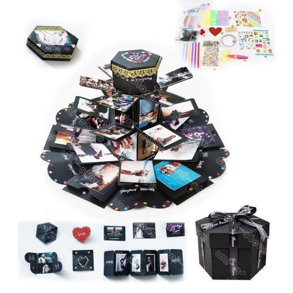 即出荷 手作りアルバム 爆発ボックス 贈り物 写真収納 記念日 ギフト誕生日 彼氏 プレゼント彼女 Diy ギフトボックス アルバム 沖縄の場合 00円送料追加いたします 沖縄です Www Fattoriabacio Com