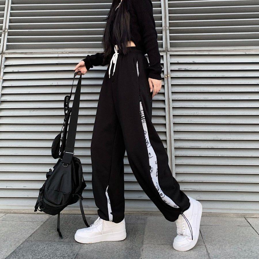 原宿系 Hiphop カーゴパンツ ダンス 衣装 レディース ボトムス パンツ 韓国 かっこいい ガールズ ズボン ロング ストリート系 Fuom5oq4zn ファッション Www Adanapartner Com