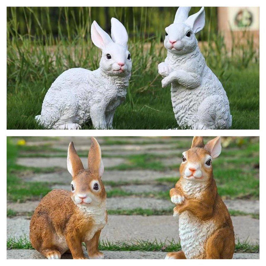 ガーデンオーナメント 置物 ラビット ガーデニング オブジェ ガーデン