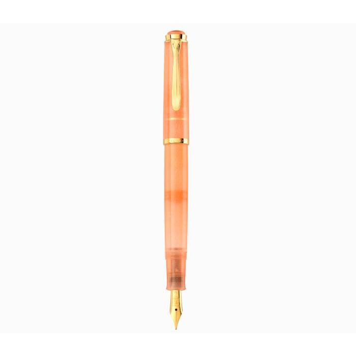 SALEPELIKAN/ペリカン　特別生産品　M200 アプリコットアゲート　万年筆+インクセット　8279**