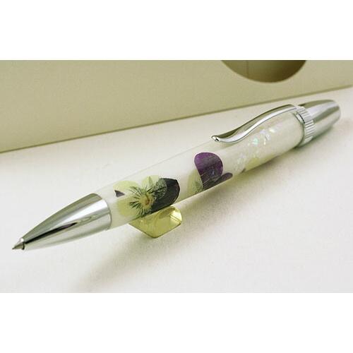 SALE ジェットストリーム芯仕様 Flower Pen ボールペン ｂｙ荒川朋慧 / ホワイト PAF1601AF-02の画像