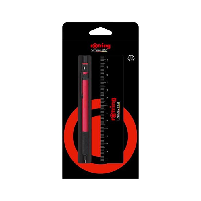 ロットリング SALErOtring 500 レッド 定規付きスペシャルセット 0.5mm