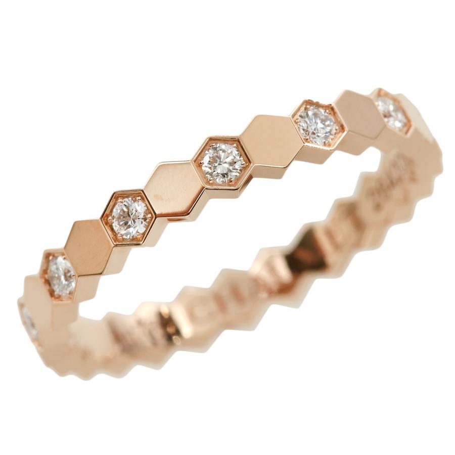 ショーメ ビーマイラブ ハニカム リング 45 750 K18WG 2805 CHAUMET Chaumet ショーメ K18WG ホワイトゴールド ビーマイラブ
