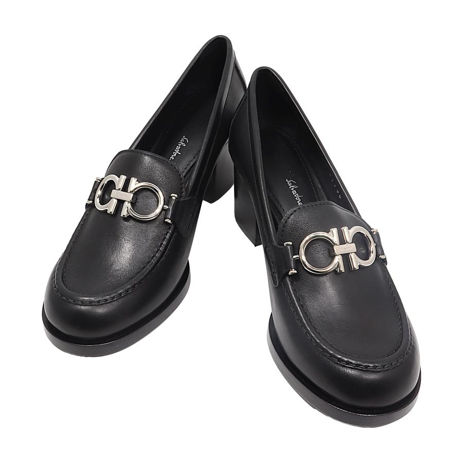 GANCINI Ferragamo フェラガモ ガンチーニ パンプス レザー ブラック  