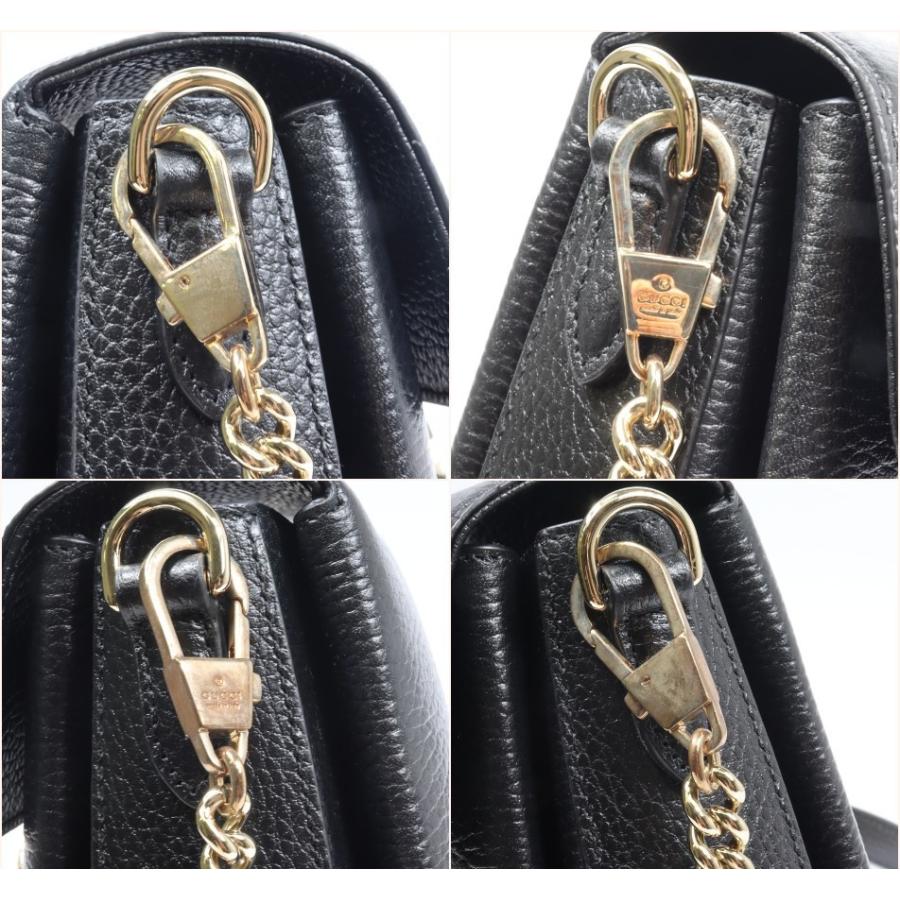 GUCCI グッチ インターロッキングG チェーン ショルダーバッグ