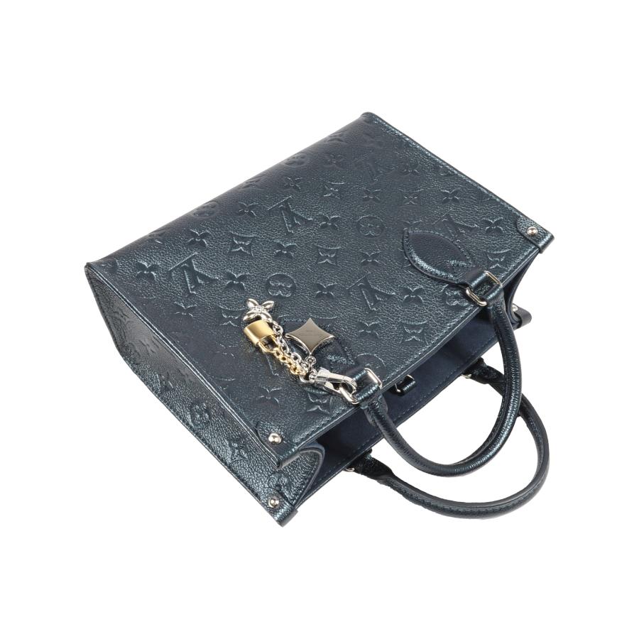 LOUIS VUITTON ルイヴィトン 2WAY モノグラムアンプラント オンザゴー PM ハンドバッグ ショルダーバッグ 肩掛け 斜め掛け クリームベージュ M46569    クレーム ゴールド金具 レディース 美品【中古品】 LOUIS VUITTON - LOUIS VUITTON(ルイ・ヴィトン) モノグラム・アン