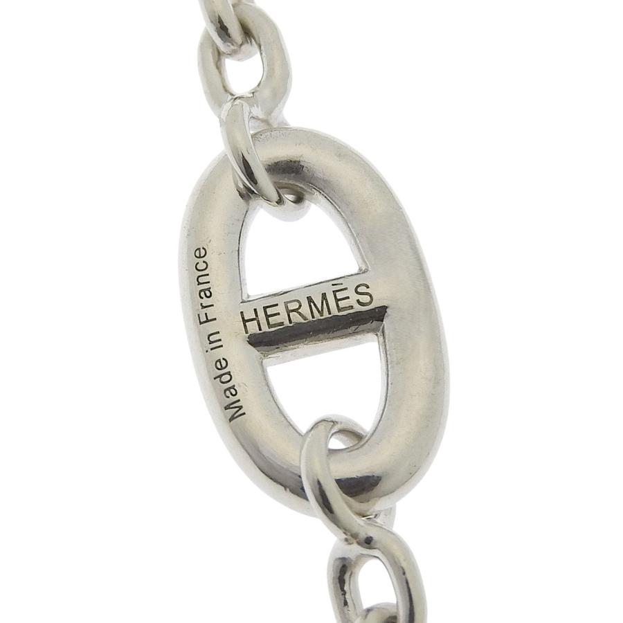新品未使用　HERMES シェーヌダンクル ファランドール 80 ネックレス ファランドール 新品仕上げ HERMES エルメス SV925 80 ネックレス