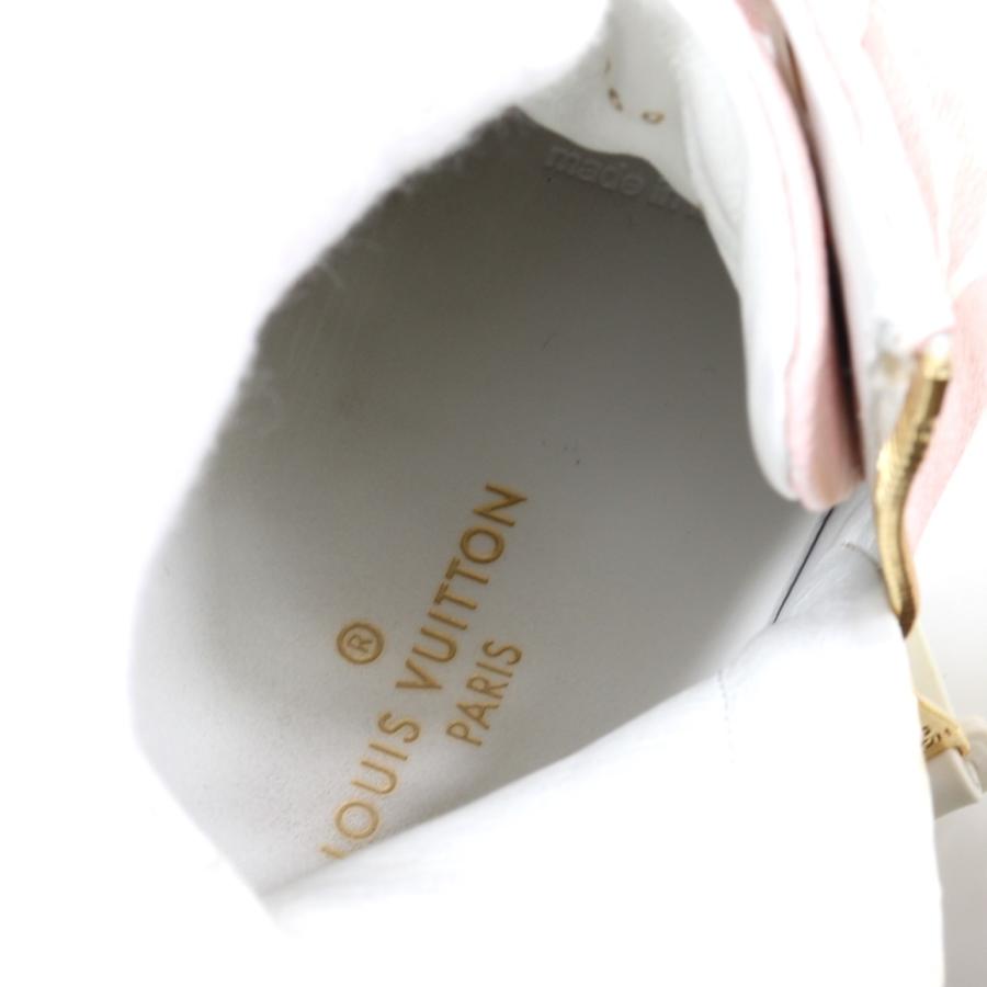 Louis Vuitton ルイヴィトン ステラーライン ハイカットスニーカー モノグラム レザー ピンク 白 ホワイト 36 23cm スニーカー シューズ 靴｜yafuu-store82｜04