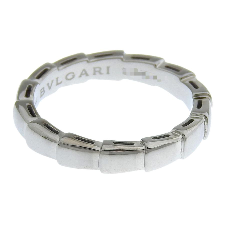 新品仕上げ BVLGARI ブルガリ K18 750 WG セルペンティ ヴァイパー リング #54 14号 18金 ホワイトゴールド 指輪 ジュエリー｜yafuu-store82｜05