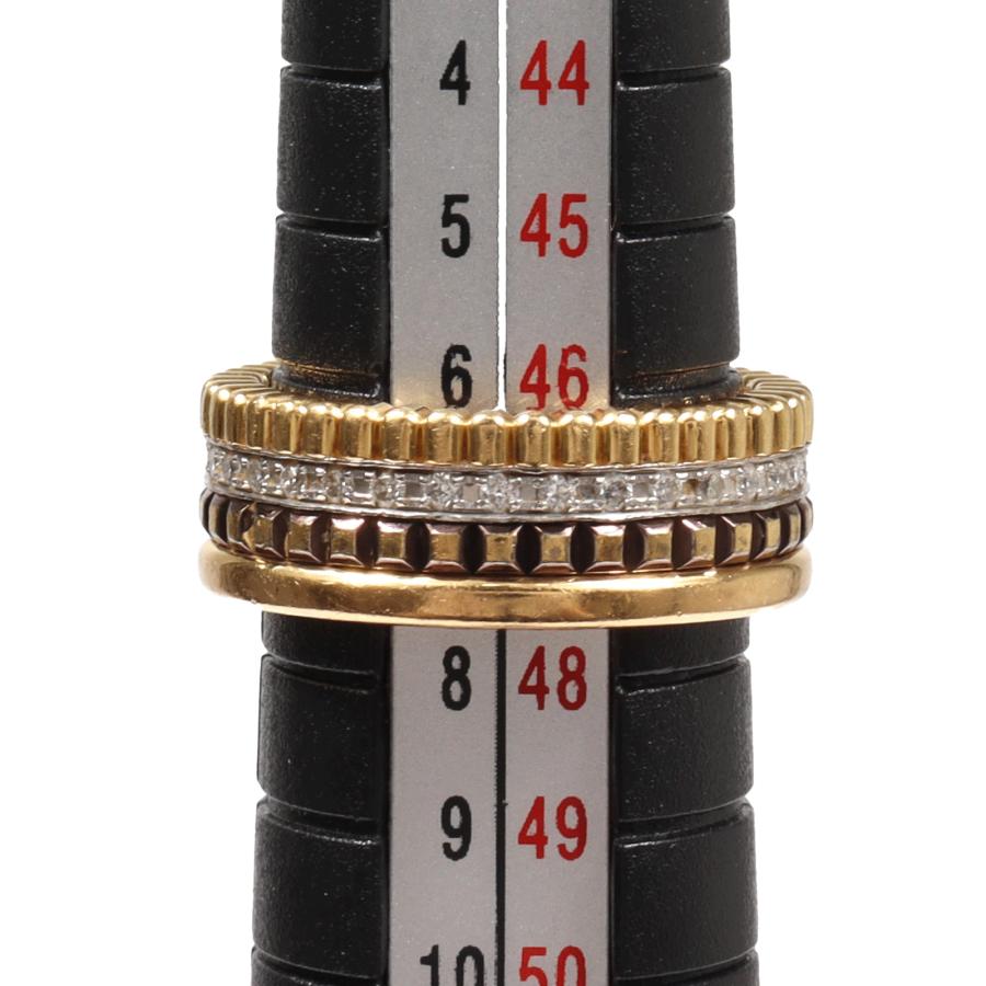 16/美品 ブシュロン K18WG 750 キャトルクラシック リング 指輪 QUATRE BOUCHERON ブシュロン K18 750 YG PG WG キャトル クラシック
