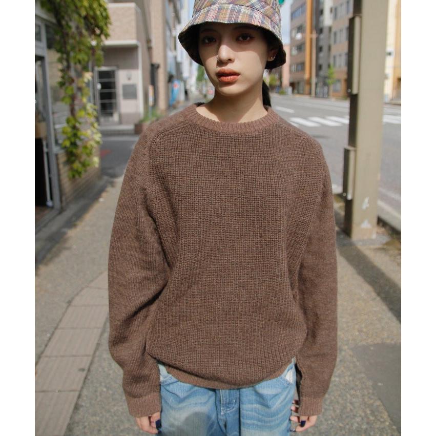 toiro アルパカ・リバース・プルオーバー A/W 秋冬 日本製 S M L ユニセックス メンズ レディース ニット セーター ウール リバーシブル ゆったり ギフト プレゼント 五泉ニット toiro（トイロ） コンビ・リバース・プルオーバー A/W 秋冬 日本製