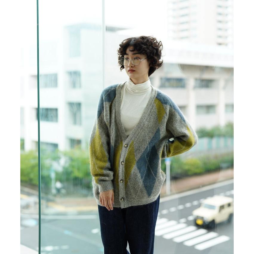Cloveru モヘアカーディガン　BROWN XL 即完売 Cloveru Simple Wool Mohair Cardigan Brown