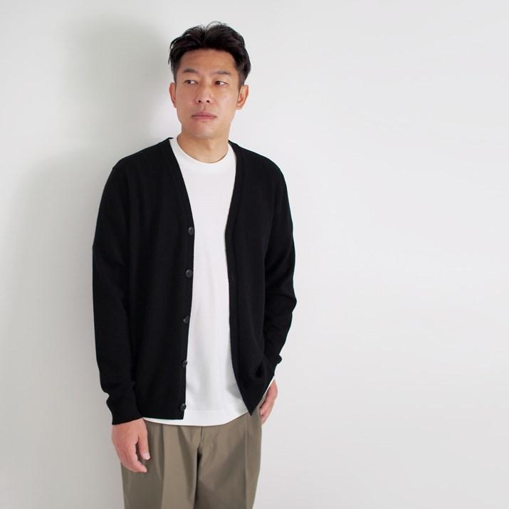 PRODIGAL カシミヤ 100％ メンズ カーディガン M L LL 日本製 ニット Vネック カシミア 冬 秋冬 無地 シンプル 長袖 男性 カーデ 羽織 五泉ニット プロディガル | PRODIGAL | 14