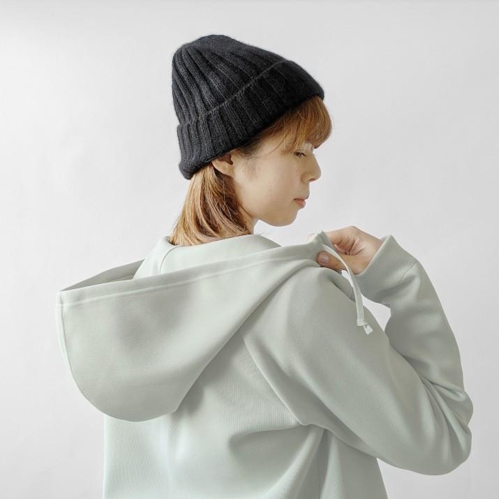 PRODIGAL はっ水 ニットパーカー M L 日本製 レディース メンズ 春 