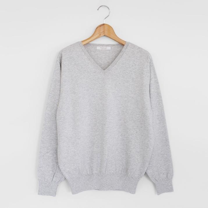 PRODIGAL（プロディガル） コットンカシミヤ Vネック セーター