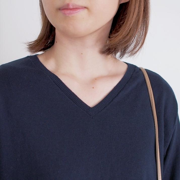 PRODIGAL（プロディガル） コットンカシミヤ Vネック セーター