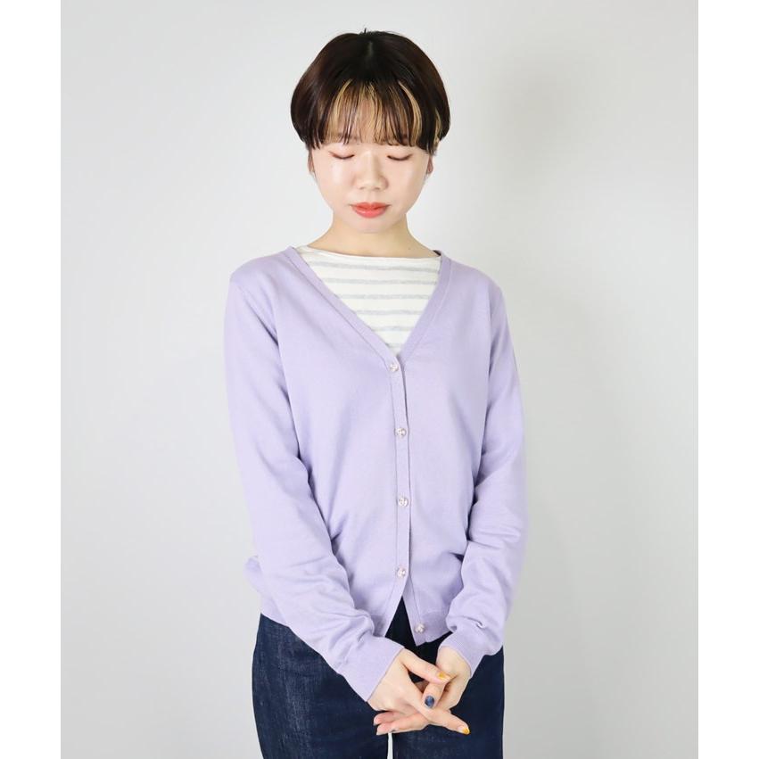 PRODIGAL（プロディガル） コットンカシミヤ Vネック カーディガン