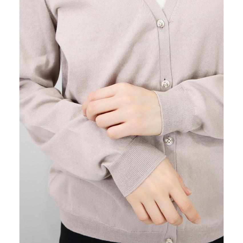 PRODIGAL（プロディガル） シルクコットン Vネック カーディガン