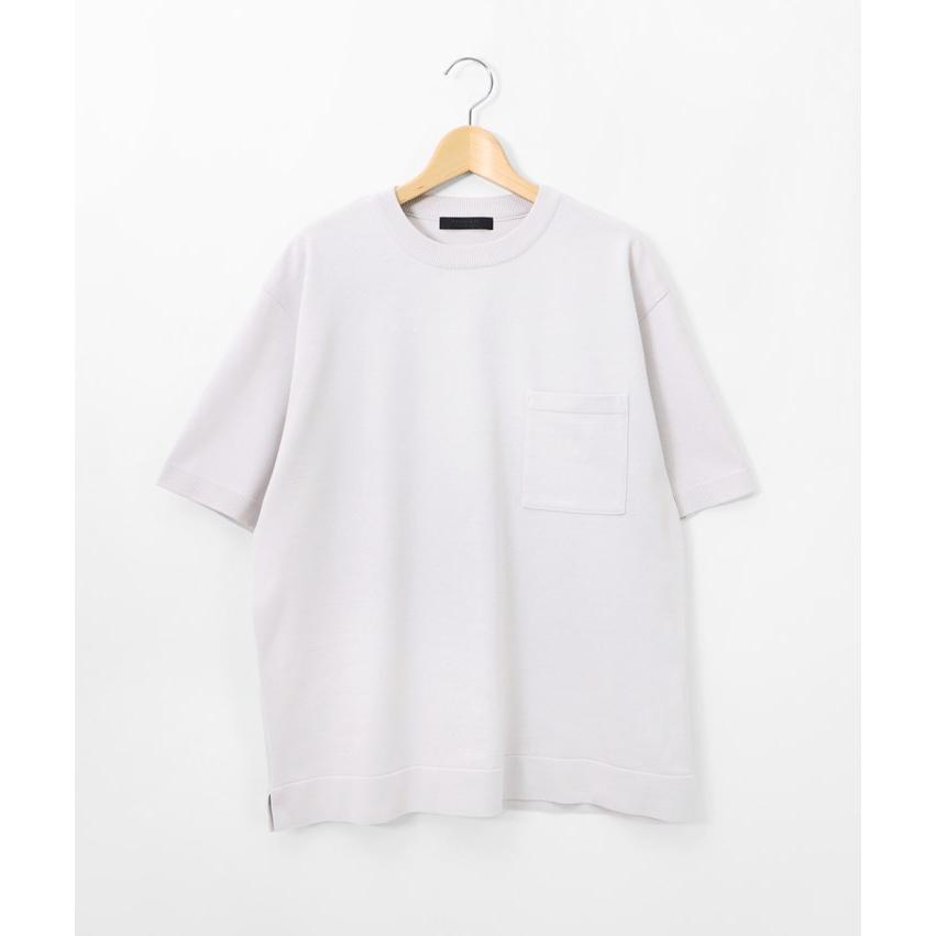 PRODIGAL ポケット付き 半袖 ニットTシャツ サマーニット クルーネック メンズ ウィメンズ  夏 無地 シンプル きれいめ トップス 透けない プロディガル